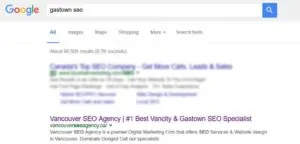 Gastown seo vancouver seo agency