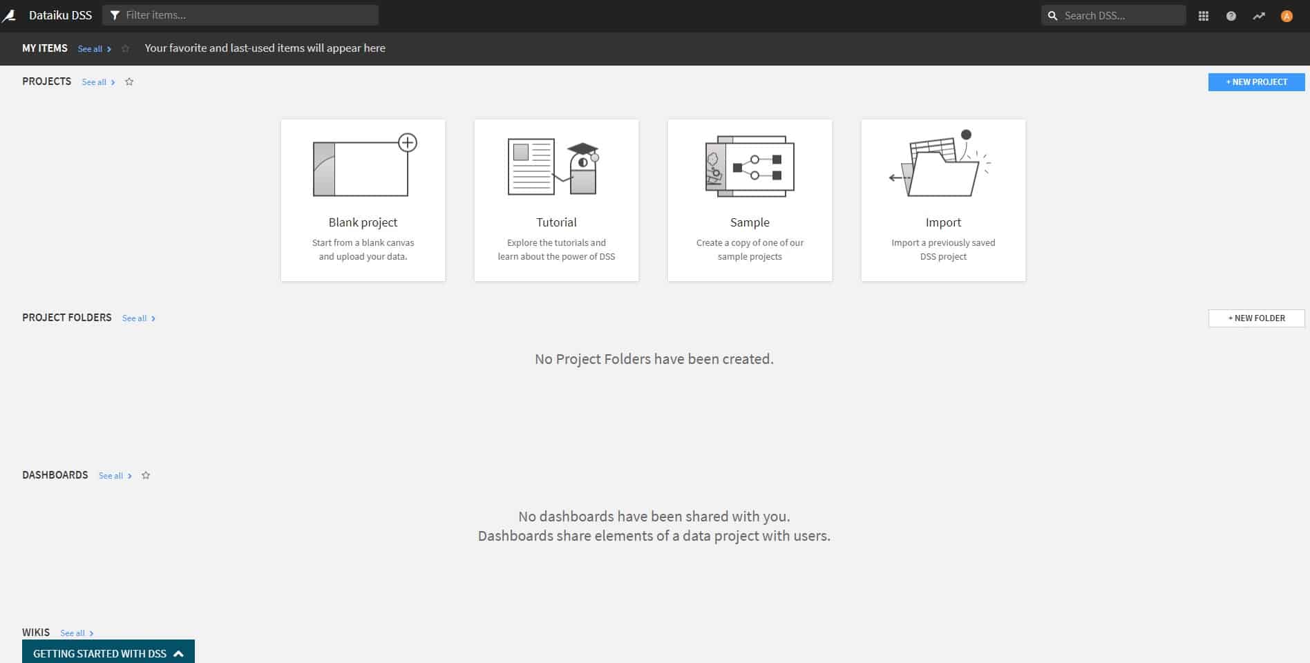 Dataiku Dashboard