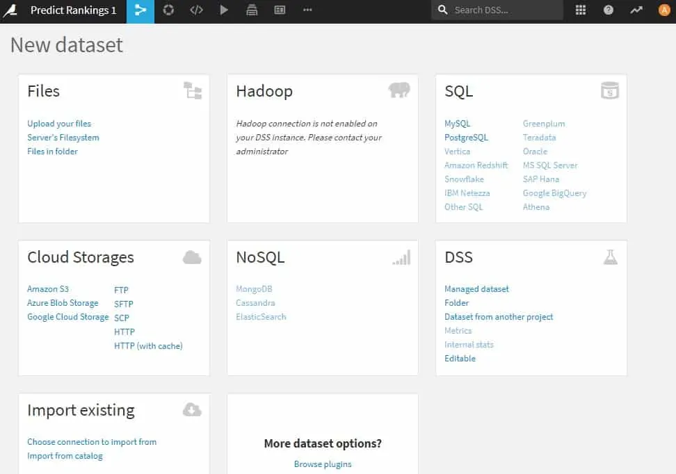 Dataiku import dashboard