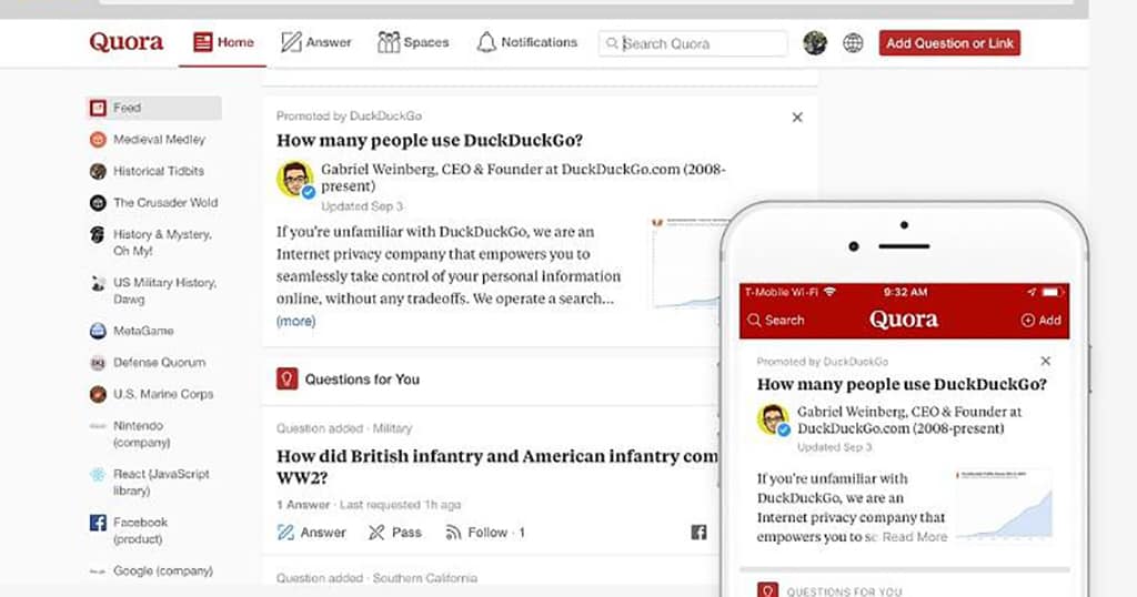 Duckduckgo privacy search engine on mobile device showcasing user-friendly interface with emphasis on online privacy and seamless information control.
