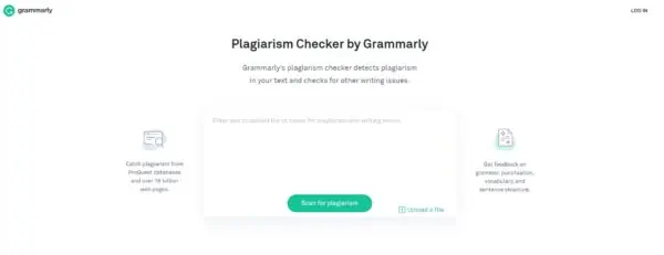 Grammarly plagerism checker