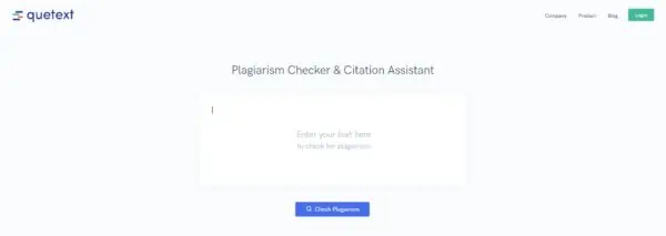 Quetext plagerism checker