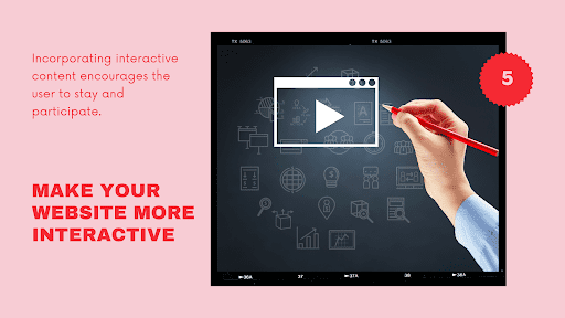 Make your website more interactive